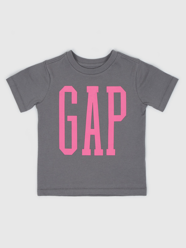 GAP Детска памучна тениска с лого GAP