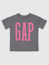 GAP Детска памучна тениска с лого GAP