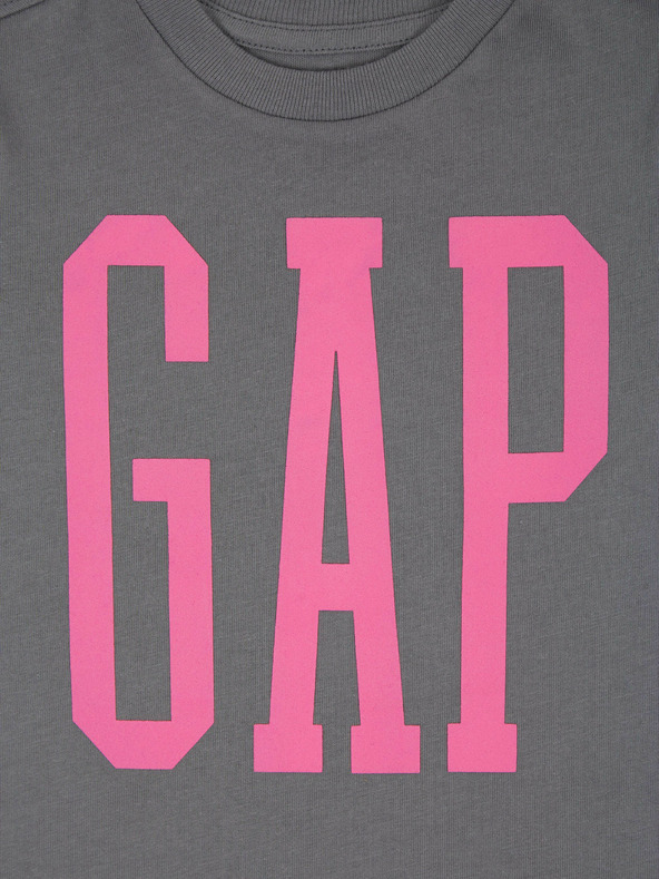 GAP Детска памучна тениска с лого GAP