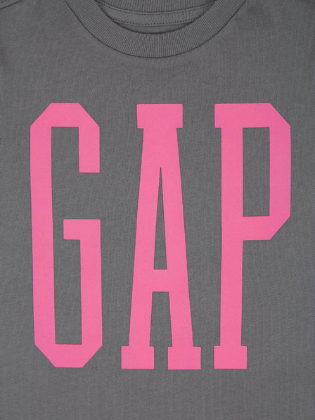 GAP Детска памучна тениска с лого GAP