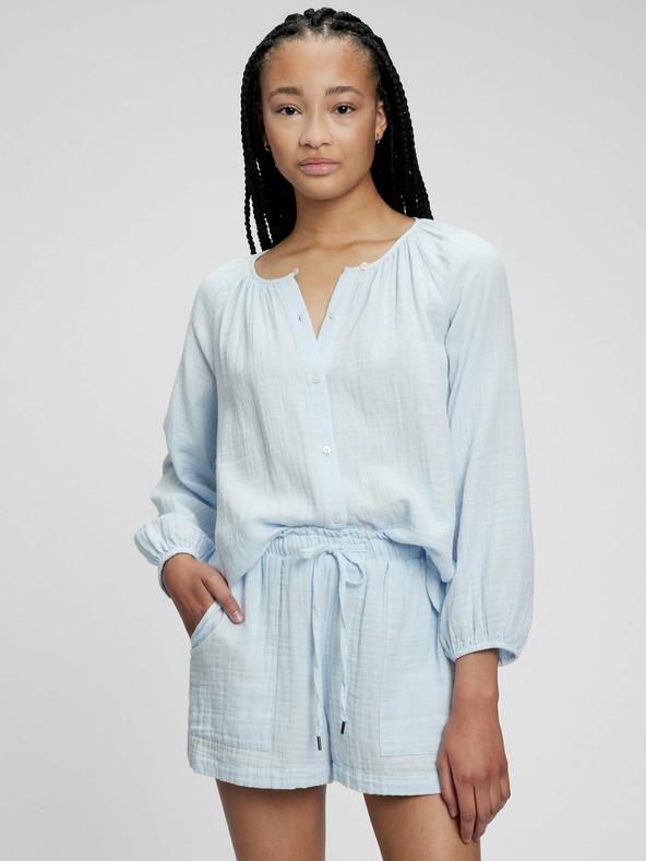 GAP Памучна риза без яка GAP