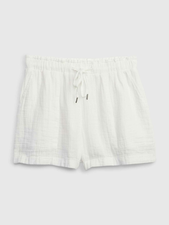 GAP Памучни шорти с висока талия GAP