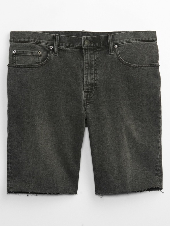 GAP Дънкови шорти изпрани черни GAP