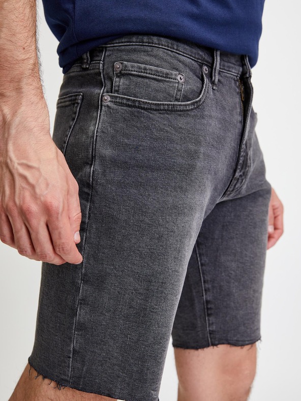 GAP Дънкови шорти изпрани черни GAP