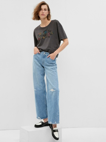 GAP Тениска с цветно лого GAP