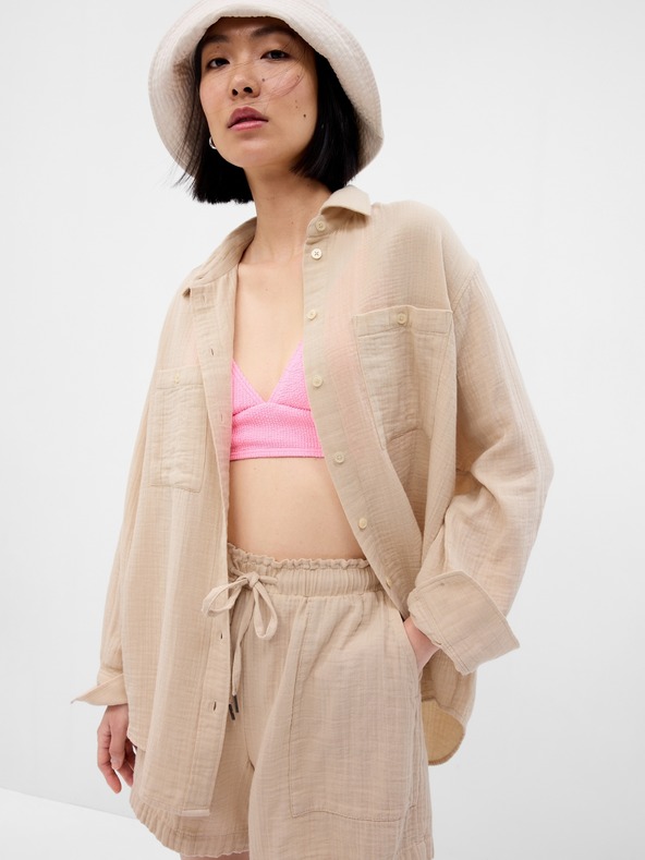 GAP Мушамена риза oversize GAP