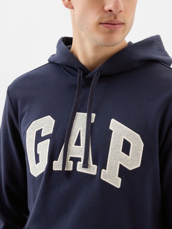 GAP Суитшърт с лого и качулка GAP