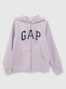 GAP Суитшърт с цип и лого на Gap