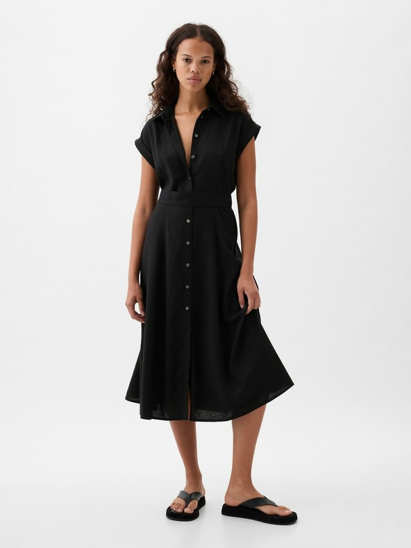 GAP Ленени ризови миди рокли GAP