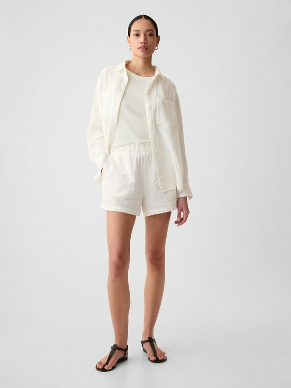 GAP Ребрест топ с тънки презрамки GAP