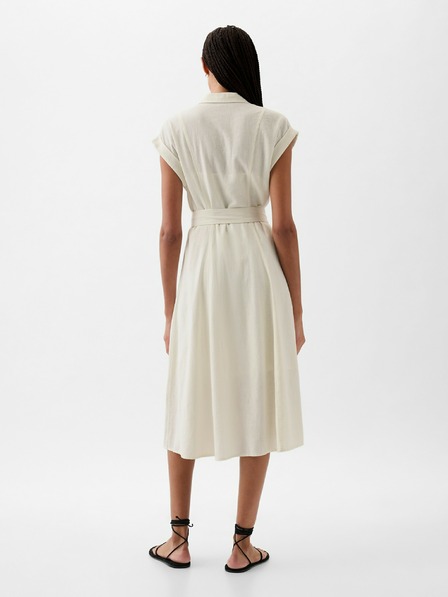 GAP Ленени ризови миди рокли GAP