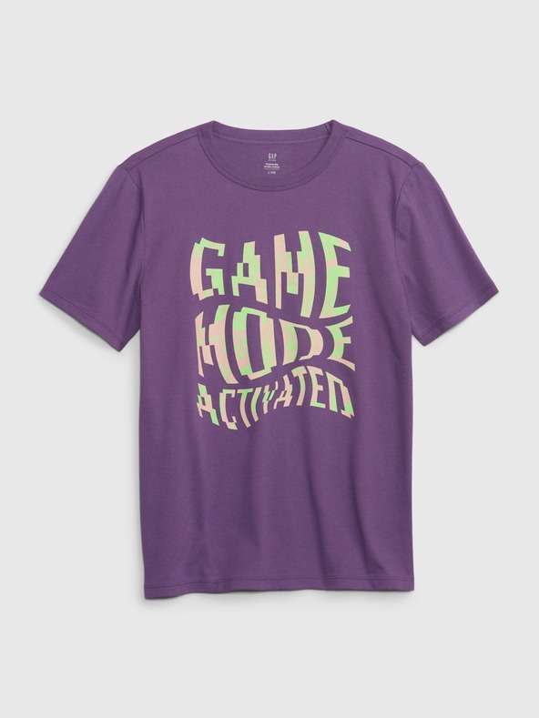 GAP Бебешка тениска с щампа Gap