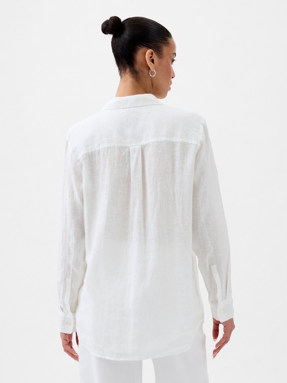 GAP Ленена риза с лого GAP