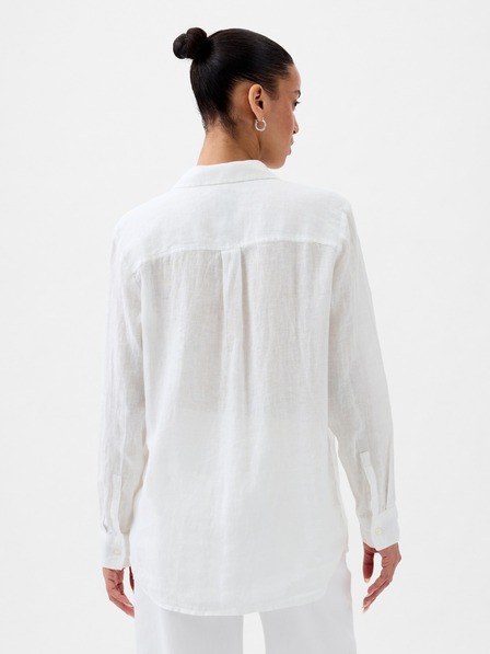 GAP Ленена риза с лого GAP