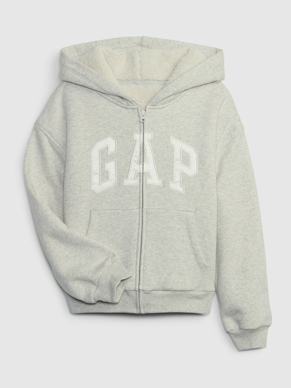 GAP Детски топъл суитшърт с лого GAP
