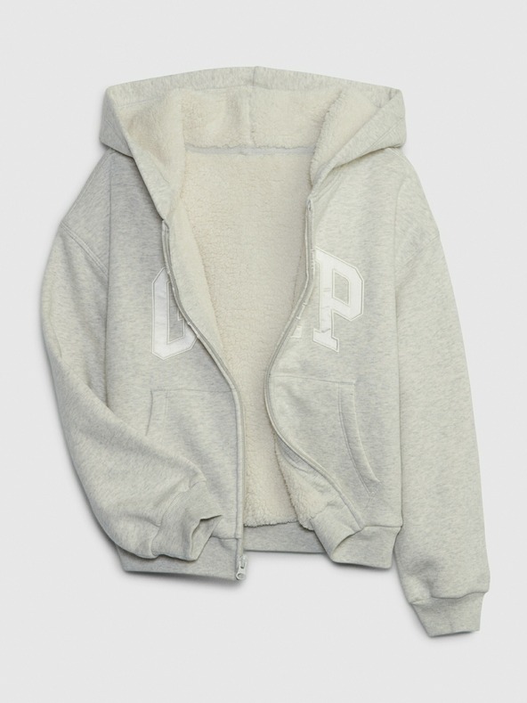 GAP Детски топъл суитшърт с лого GAP