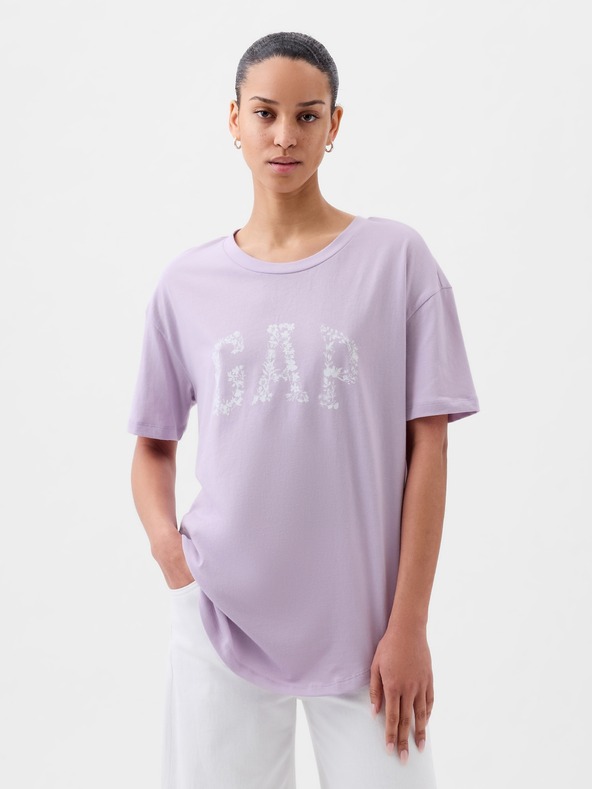 GAP Oversize тениска с лого GAP