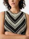 GAP Плетен crop топ GAP