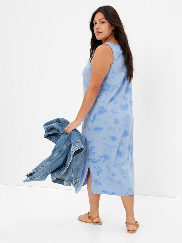 GAP Памучна миди рокля GAP