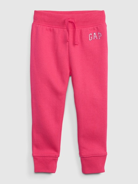 GAP Бебешки спортни панталони Fleece с лого Gap GAP