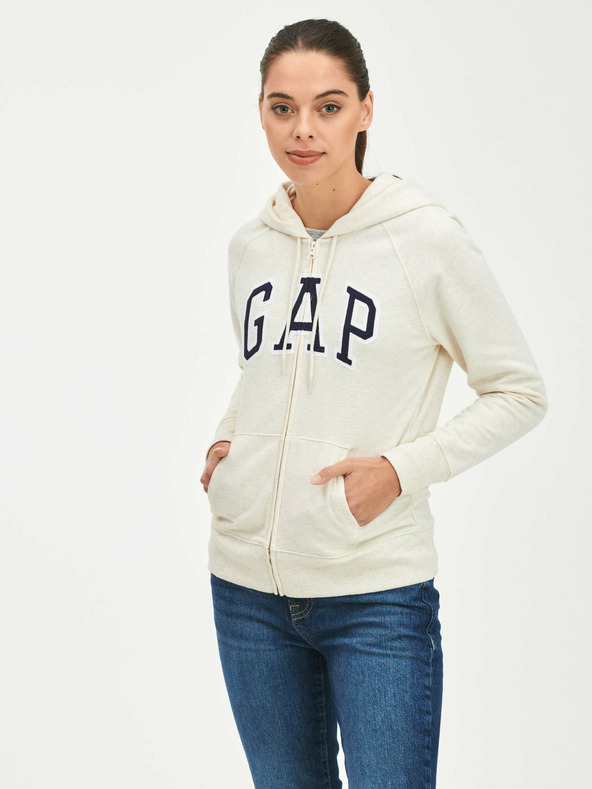 GAP Суитшърт GAP лого цип