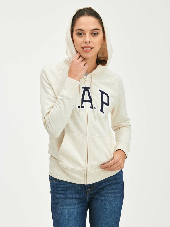 GAP Суитшърт GAP лого цип
