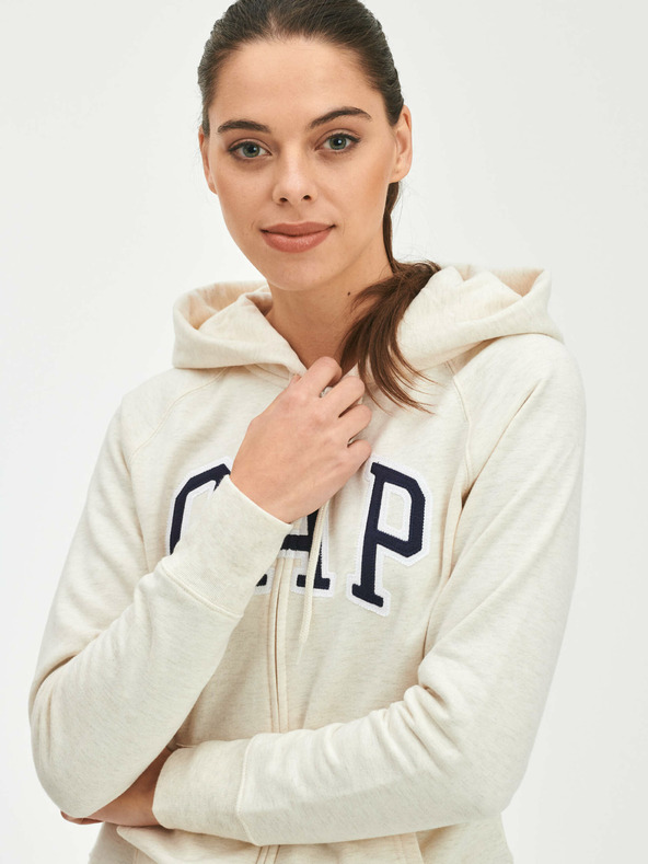 GAP Суитшърт GAP лого цип