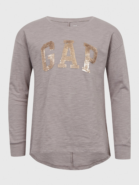 GAP Детска тениска с лого от пайети GAP