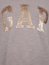 GAP Детска тениска с лого от пайети GAP