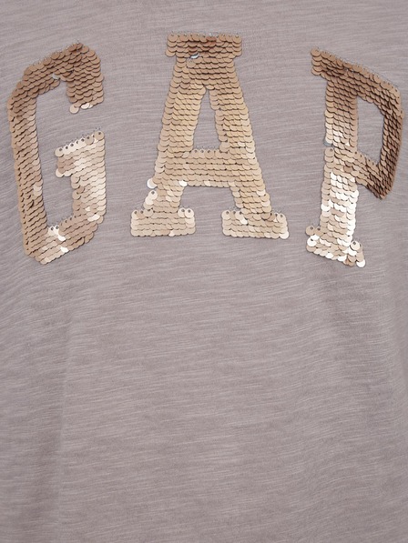 GAP Детска тениска с лого от пайети GAP
