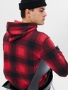 GAP Карирана суитшърт с лого GAP