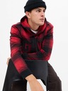 GAP Карирана суитшърт с лого GAP