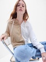 GAP Двуцветен суитшърт с качулка GAP