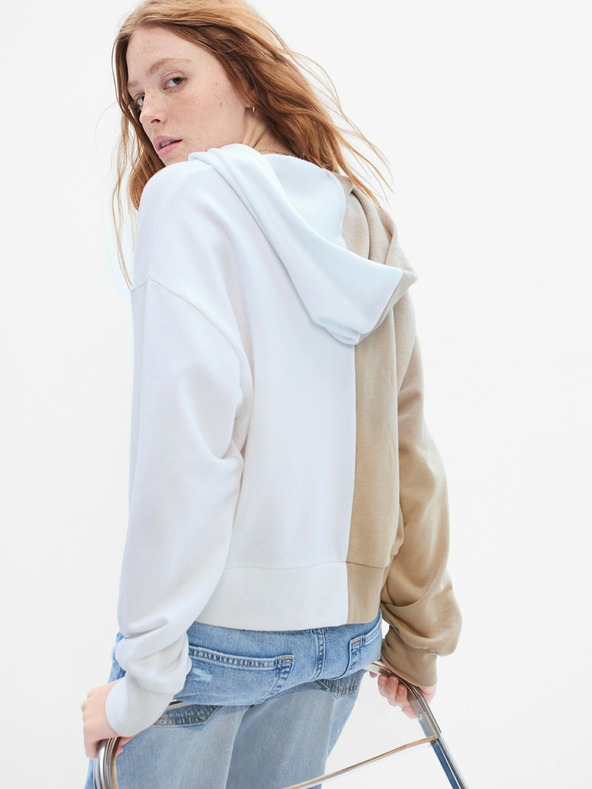 GAP Двуцветен суитшърт с качулка GAP