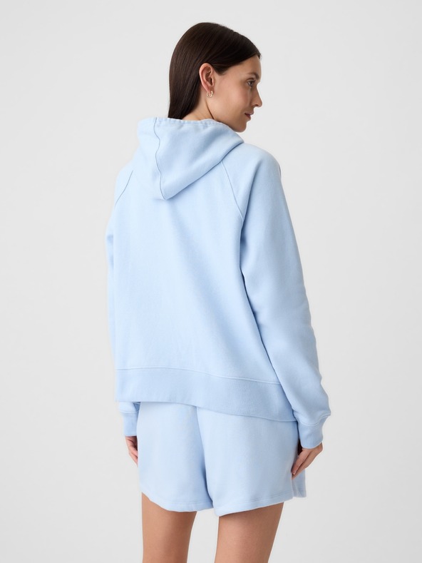 GAP Суитшърт с цип и лого на Gap