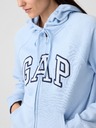 GAP Суитшърт с цип и лого на Gap