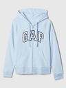 GAP Суитшърт с цип и лого на Gap