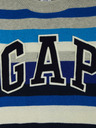 GAP Бебешки раиран суитшърт с лого GAP