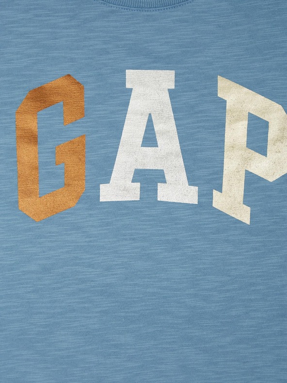 GAP Бебешка тениска с металическо лого GAP