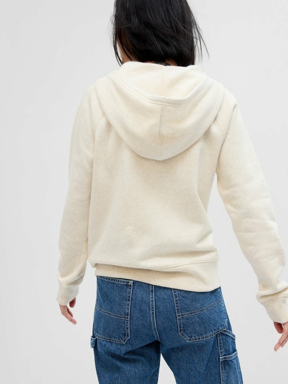GAP Суитшърт с цип и лого на Gap