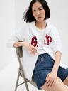 GAP Суитшърт с цип и лого на Gap