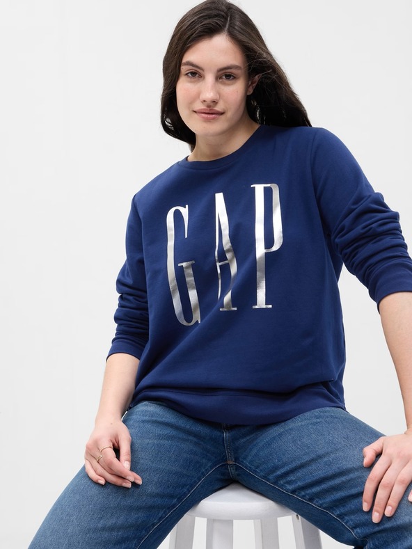 GAP Суитшърт с металическо лого GAP