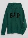 GAP Суитшърт с цип и лого на Gap