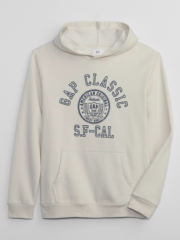 GAP Суитшърт с лого и полар GAP