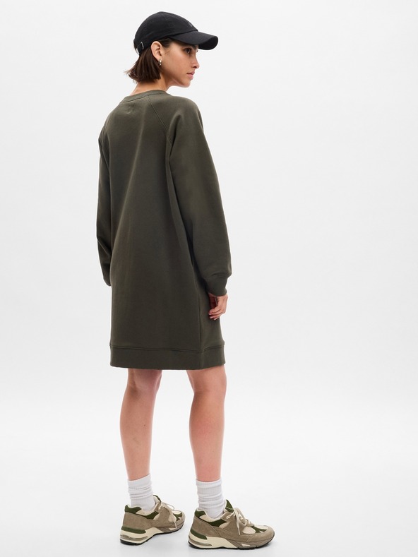 GAP Рокля суитшърт с лого Gap