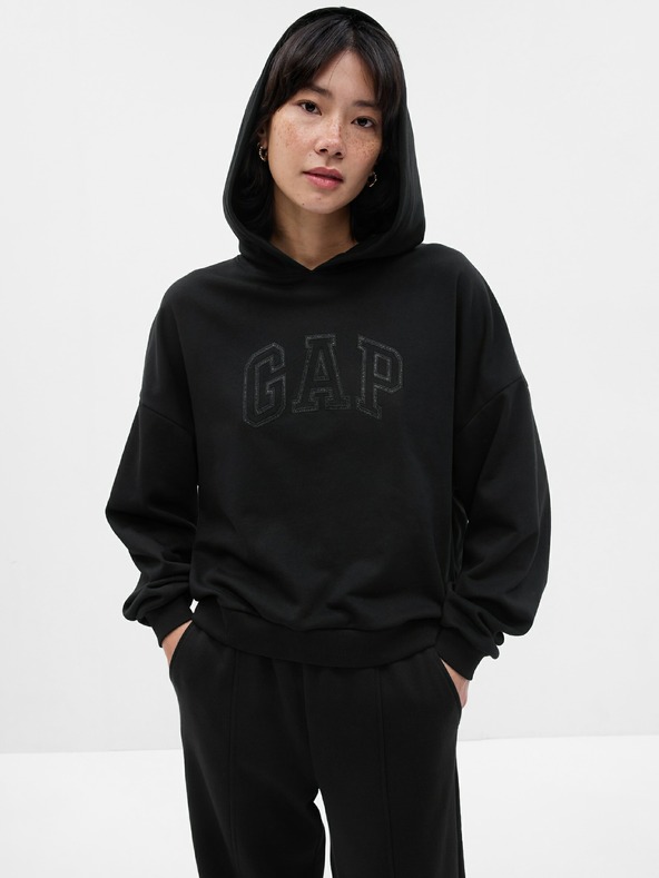 GAP Суитшърт с лого и качулка GAP