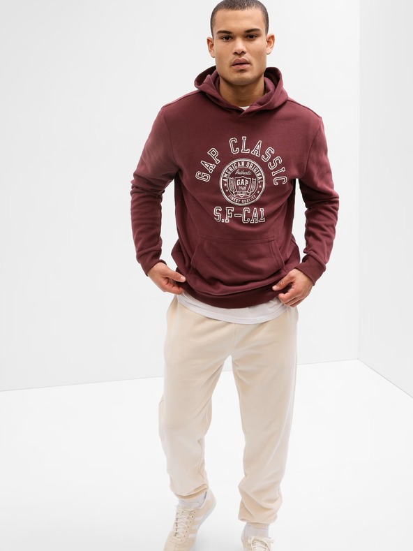 GAP Суитшърт с лого и полар GAP