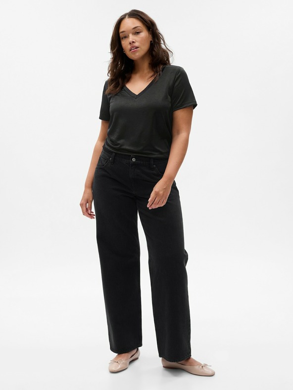 GAP Тениска с V-образно деколте GAP