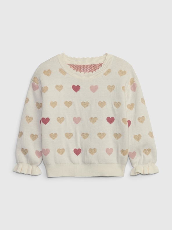 GAP Baby sweater heart pattern GAP