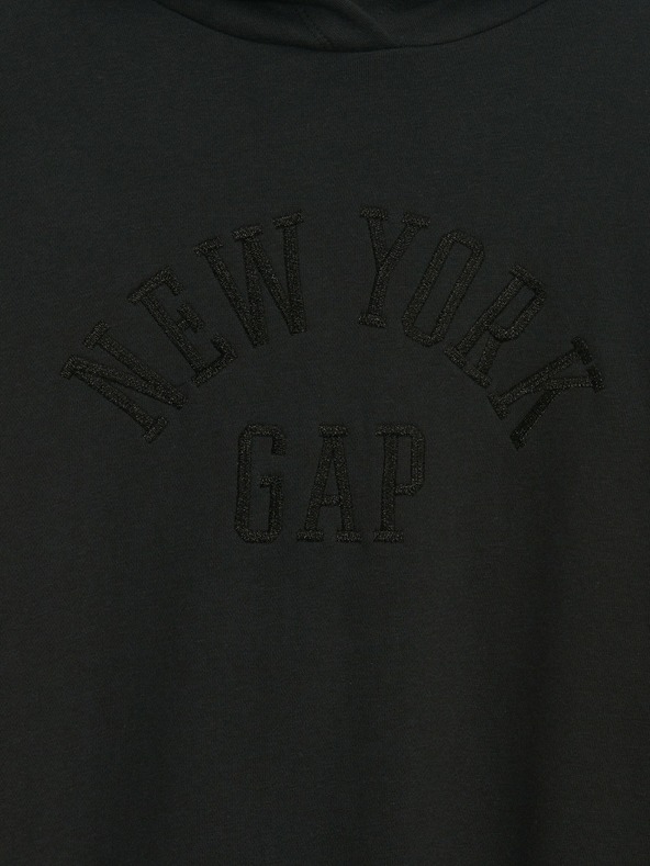 GAP Детска суитшърт рокля с лого GAP